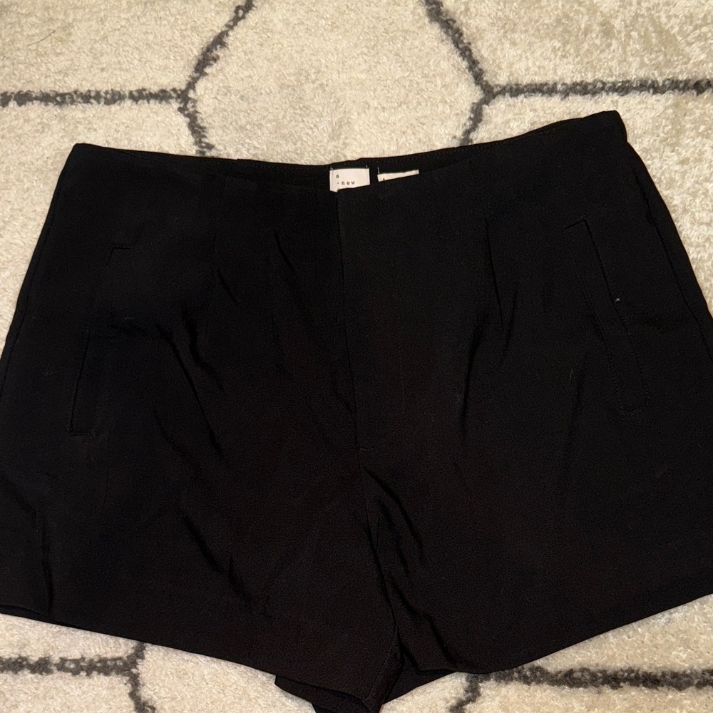 a new day Women's High Waist Black Shorts